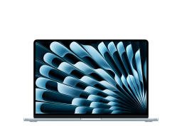 15-inch MacBook Air: Apple M5 chip with 10-core CPU and 10-core GPU, 24GB, 1TB SSD - Sky Blue,Model A3448