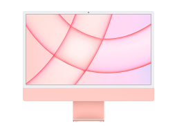 24-inch iMac with Retina 4.5K display: Apple M1 chip with 8-core CPU and 8-core GPU, 256GB - Pink, Model A2438