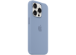 iPhone 15 Pro Silicone Case with MagSafe - Winter Blue,Model A3125