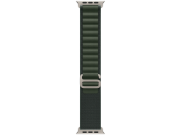 49mm Dark Green Alpine Loop - Small - Natural Titanium Finish