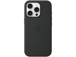 iPhone 16 Pro Silicone Case with MagSafe - Black,Model A3315
