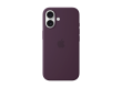 iPhone 16 Silicone Case with MagSafe - Plum,Model A3313