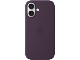 iPhone 16 Silicone Case with MagSafe - Plum,Model A3313