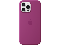 iPhone 16 Pro Max Silicone Case with MagSafe - Fuchsia,Model A3316