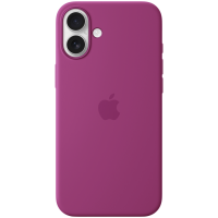 iPhone 16 Plus Silicone Case with MagSafe - Fuchsia,Model A3314