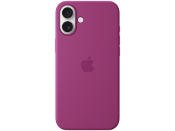 iPhone 16 Plus Silicone Case with MagSafe - Fuchsia,Model A3314