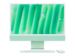 24-inch iMac with Retina 4.5K display: Apple M4 chip with 10‑core CPU and 10‑core GPU, 16GB, 512GB SSD - Green,Model A3137