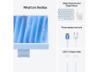 24-inch iMac with Retina 4.5K display: Apple M4 chip with 8‑core CPU and 8‑core GPU, 16GB, 256GB SSD - Blue,Model A3247