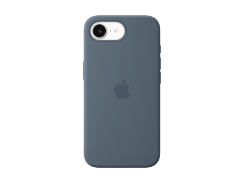 iPhone 17e Silicone Case with MagSafe - Anchor Blue,Model A3646