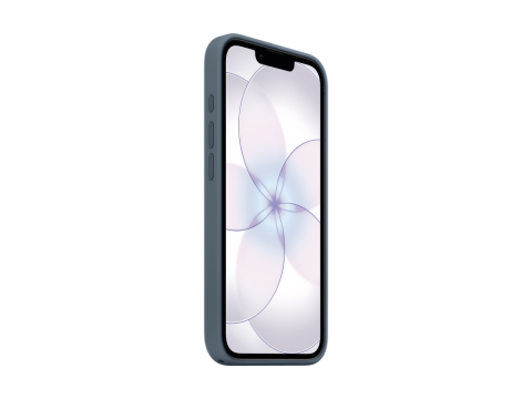 iPhone 17e Silicone Case with MagSafe - Anchor Blue,Model A3646