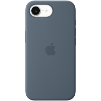 iPhone 17e Silicone Case with MagSafe - Anchor Blue,Model A3646