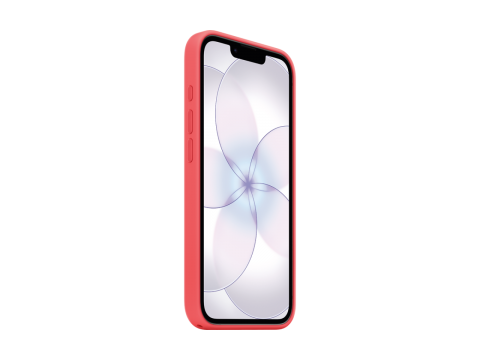 iPhone 17e Silicone Case with MagSafe - Bright Guava,Model A3646