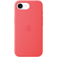 iPhone 17e Silicone Case with MagSafe - Bright Guava,Model A3646