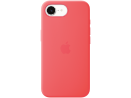 iPhone 17e Silicone Case with MagSafe - Bright Guava,Model A3646