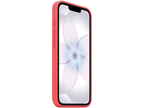 iPhone 17e Silicone Case with MagSafe - Bright Guava,Model A3646