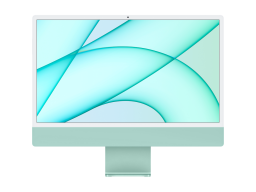 24-inch iMac with Retina 4.5K display: Apple M1 chip with 8-core CPU and 8-core GPU, 256GB - Green, Model A2438