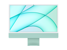 24-inch iMac with Retina 4.5K display: Apple M1 chip with 8-core CPU and 7-core GPU, 256GB - Green, Model A2439