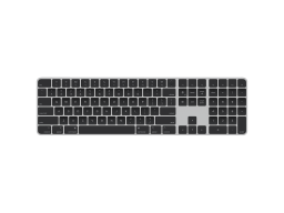 Magic Keyboard with Touch ID and Numeric Keypad for Mac models with Apple silicon - Black Keys - Russian,Model A2520