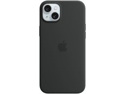 iPhone 15 Plus Silicone Case with MagSafe - Black,Model A3124