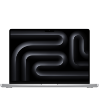 14-inch MacBook Pro: Apple M3 chip with 8‑core CPU and 10‑core GPU, 512GB SSD - Silver,Model A2918