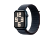 Apple Watch SE 2024 GPS 44mm Midnight Aluminium Case with Ink Sport Loop,Model A2723