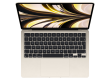13-inch MacBook Air: Apple M2 chip with 8-core CPU and 8-core GPU, 16GB, 256GB - Starlight,Model A2681