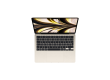 13-inch MacBook Air: Apple M2 chip with 8-core CPU and 8-core GPU, 16GB, 256GB - Starlight,Model A2681