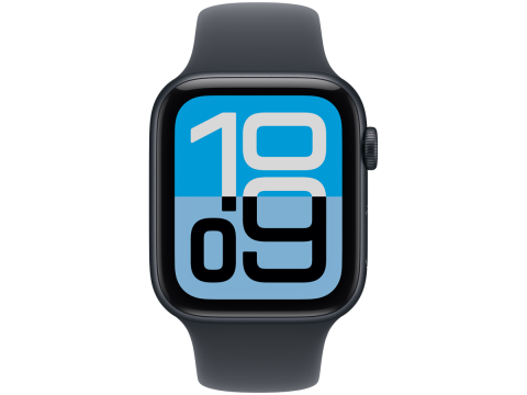 Apple Watch SE 3 GPS 44mm Midnight Aluminium Case with Midnight Sport Band - M/L,Model A3325