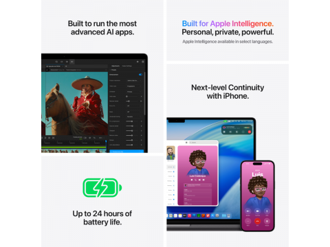 16-inch MacBook Pro: Apple M5 Pro chip with 18-core CPU and 20-core GPU, 48GB, 1TB SSD - Space Black,Model A3428