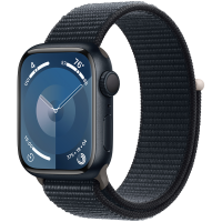 Apple Watch Series 9 GPS 41mm Midnight Aluminium Case with Midnight Sport Loop,Model A2978