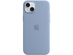 iPhone 15 Plus Silicone Case with MagSafe - Winter Blue,Model A3124