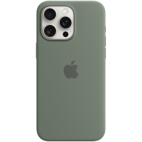 iPhone 15 Pro Max Silicone Case with MagSafe - Cypress,Model A3126