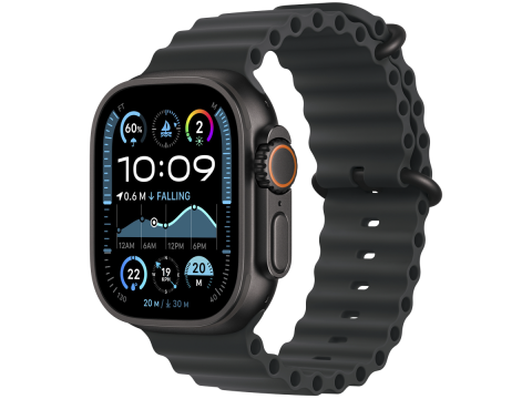 49mm Black Ocean Band - Black Titanium Finish