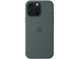 iPhone 16 Pro Max Silicone Case with MagSafe - Lake Green,Model A3316