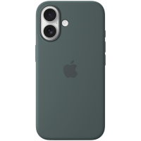 iPhone 16 Silicone Case with MagSafe - Lake Green,Model A3313