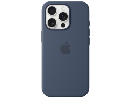 iPhone 16 Pro Silicone Case with MagSafe - Denim,Model A3315