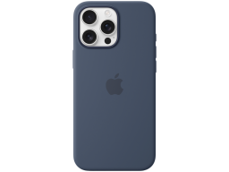 iPhone 16 Pro Max Silicone Case with MagSafe - Denim,Model A3316