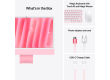 24-inch iMac with Retina 4.5K display: Apple M4 chip with 10‑core CPU and 10‑core GPU, 16GB, 256GB SSD - Pink,Model A3137