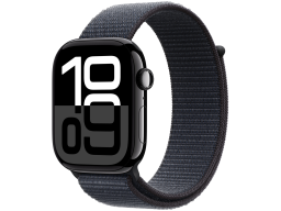 Apple Watch Series 10 GPS 42mm Jet Black Aluminium Case with Ink Sport Loop,Model A2997
