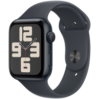 Apple Watch SE 2024 GPS 40mm Midnight Aluminium Case with Midnight Sport Band - M/L,Model A2722