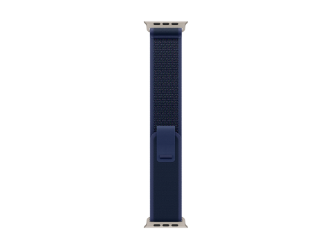 49mm Blue Trail Loop - M/L - Natural Titanium Finish