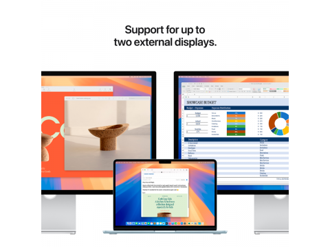 13-inch MacBook Air: Apple M4 chip with 10-core CPU and 10-core GPU, 24GB, 512GB SSD - Silver,Model A3240