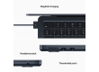 13-inch MacBook Air: Apple M2 chip with 8-core CPU and 8-core GPU, 16GB, 256GB - Midnight,Model A2681