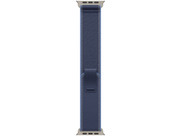 49mm Blue/Bright Blue Trail Loop - M/L - Natural Titanium Finish