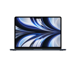 13-inch MacBook Air: Apple M2 chip with 8-core CPU and 8-core GPU, 256GB - Midnight,Model A2681