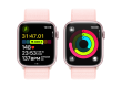 Apple Watch Series 9 GPS 45mm Pink Aluminium Case with Light Pink Sport Loop,Model A2980