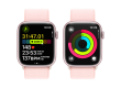 Apple Watch Series 9 GPS 45mm Pink Aluminium Case with Light Pink Sport Loop,Model A2980