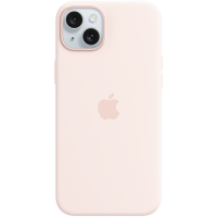 iPhone 15 Plus Silicone Case with MagSafe - Light Pink,Model A3124