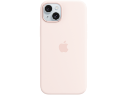 iPhone 15 Plus Silicone Case with MagSafe - Light Pink,Model A3124