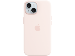 iPhone 15 Silicone Case with MagSafe - Light Pink,Model A3123